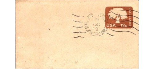 USPS 13c Liberty Tree Stamp Cover Church Street NY Cancel 1977 Americana