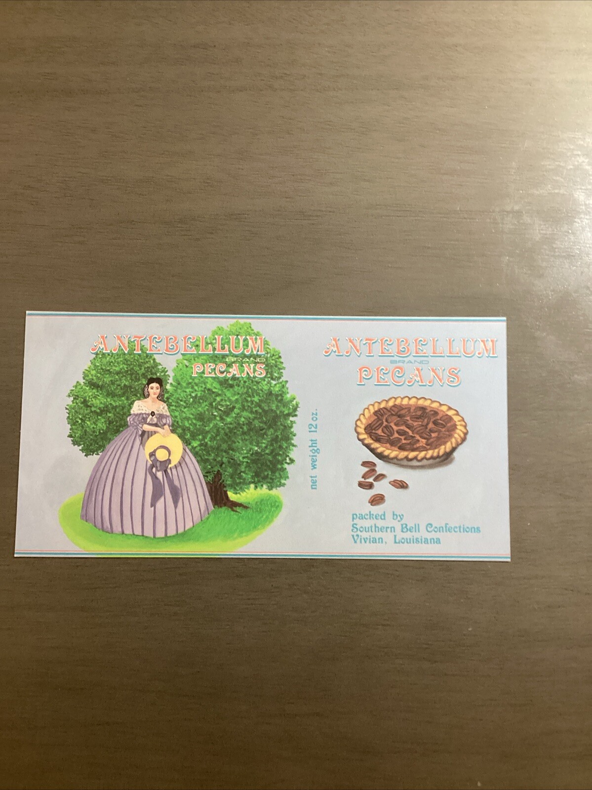 Vintage Antebellum Brand Pecans Brochure In Vivian, Louisiana B46