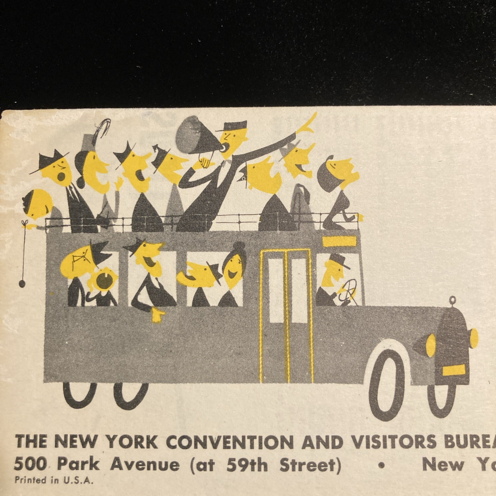 VTG New York City Calendar Of Events Spring 1949 Travel Brochure Visitors Bureau