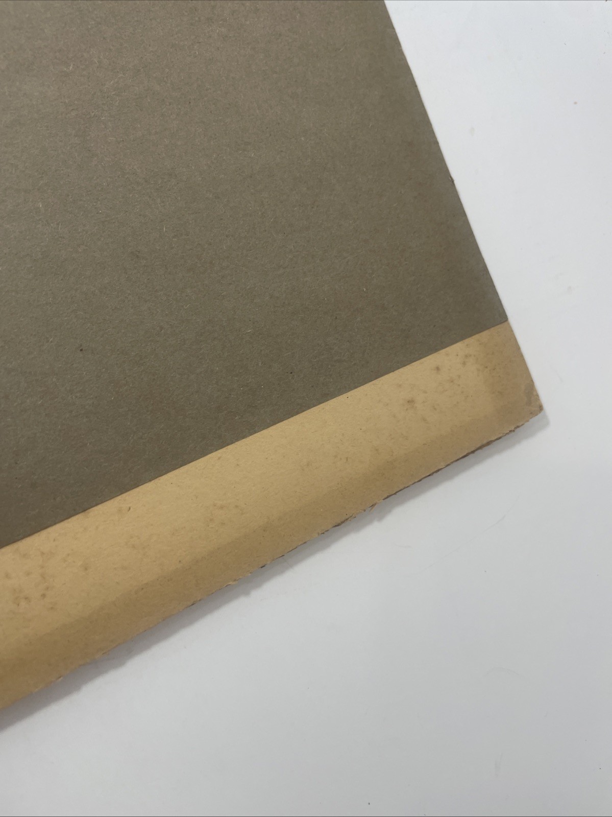 NOS No. 725-F Photo Album Black Filler Sheets 12 Total 2 Hole Punch Natural Age