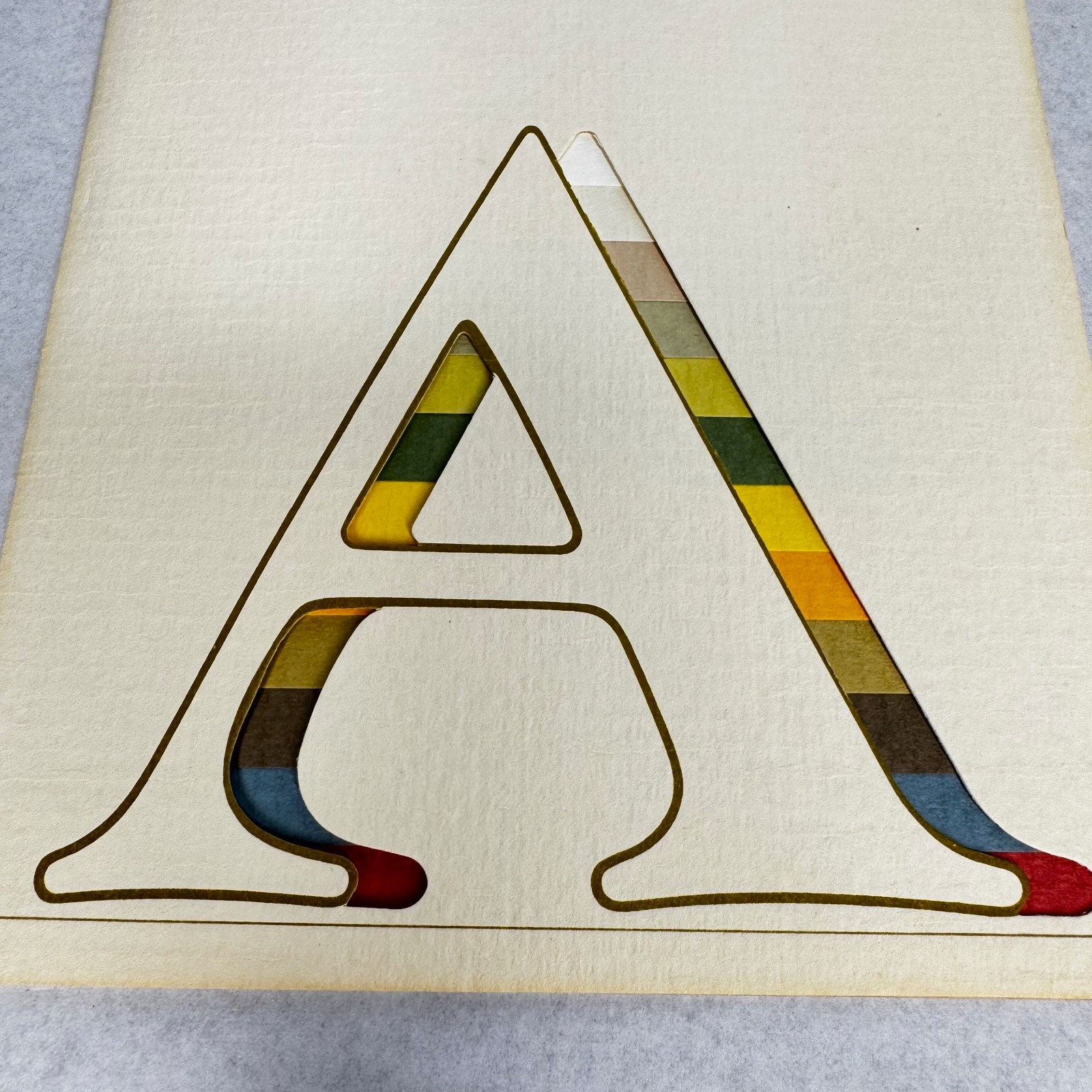 c.1974 Strathmore Americana Paper Swatch Book Felt-Marked Color Samples