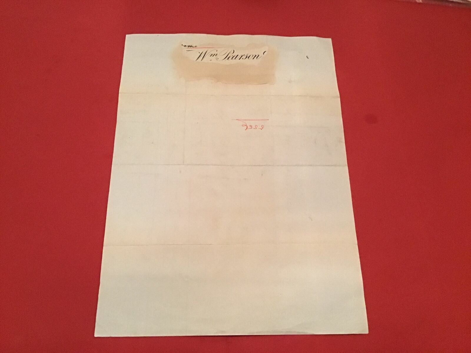 John Brash Nottingham 1907 Timber & Builders Merchant Red Boards receipt R35811