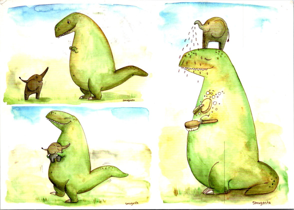 (935) 16-5-2025 – Russia (humour) Dinosaur (with EUROPA stamp)