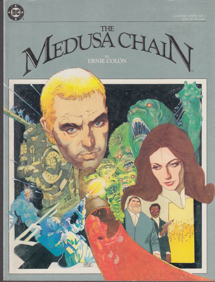 Ernie Colon: The Medusa Chain: DC Graphic Novel #3 1984 1st edition