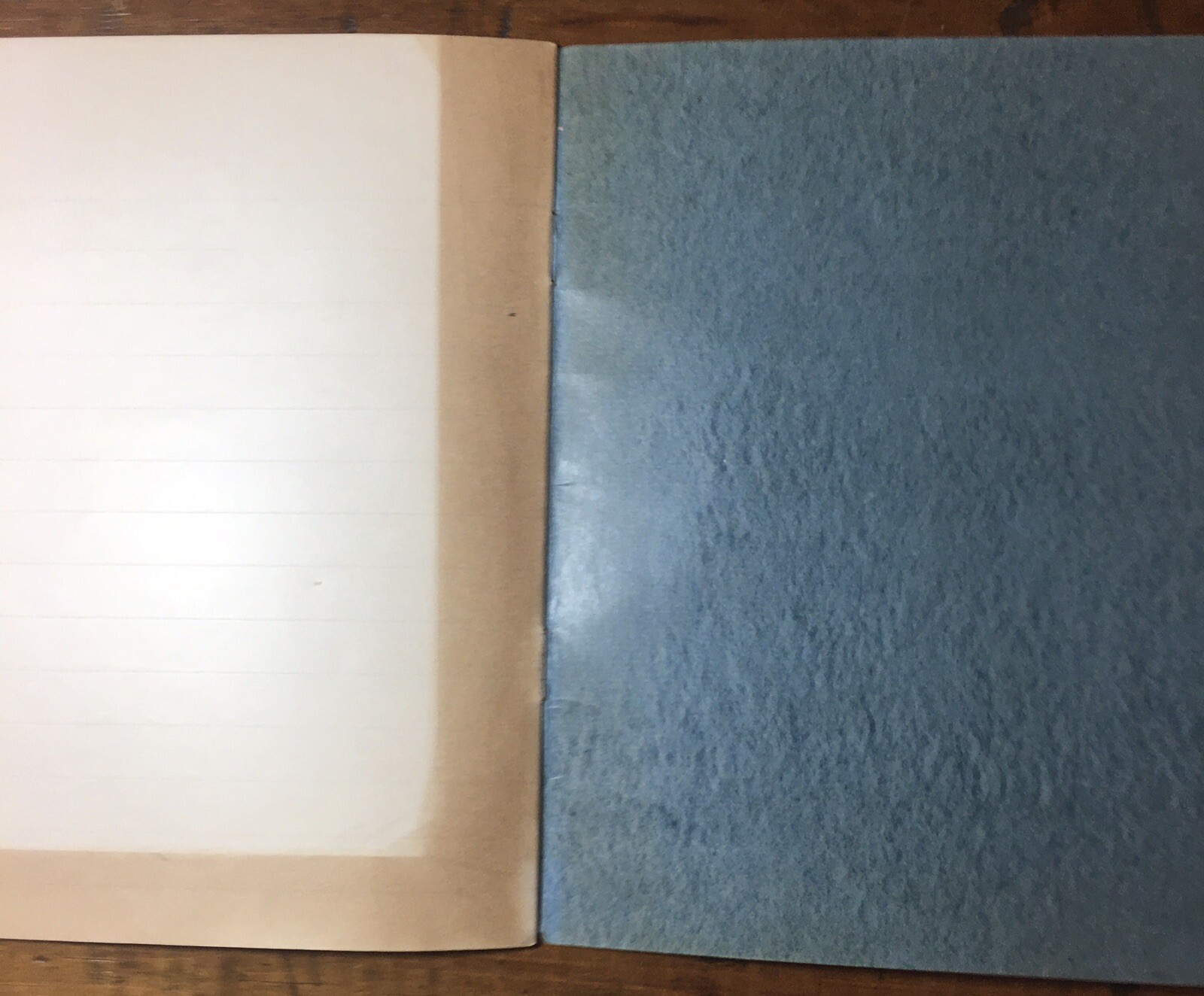 The University Blue Book Antique Lined Notebook