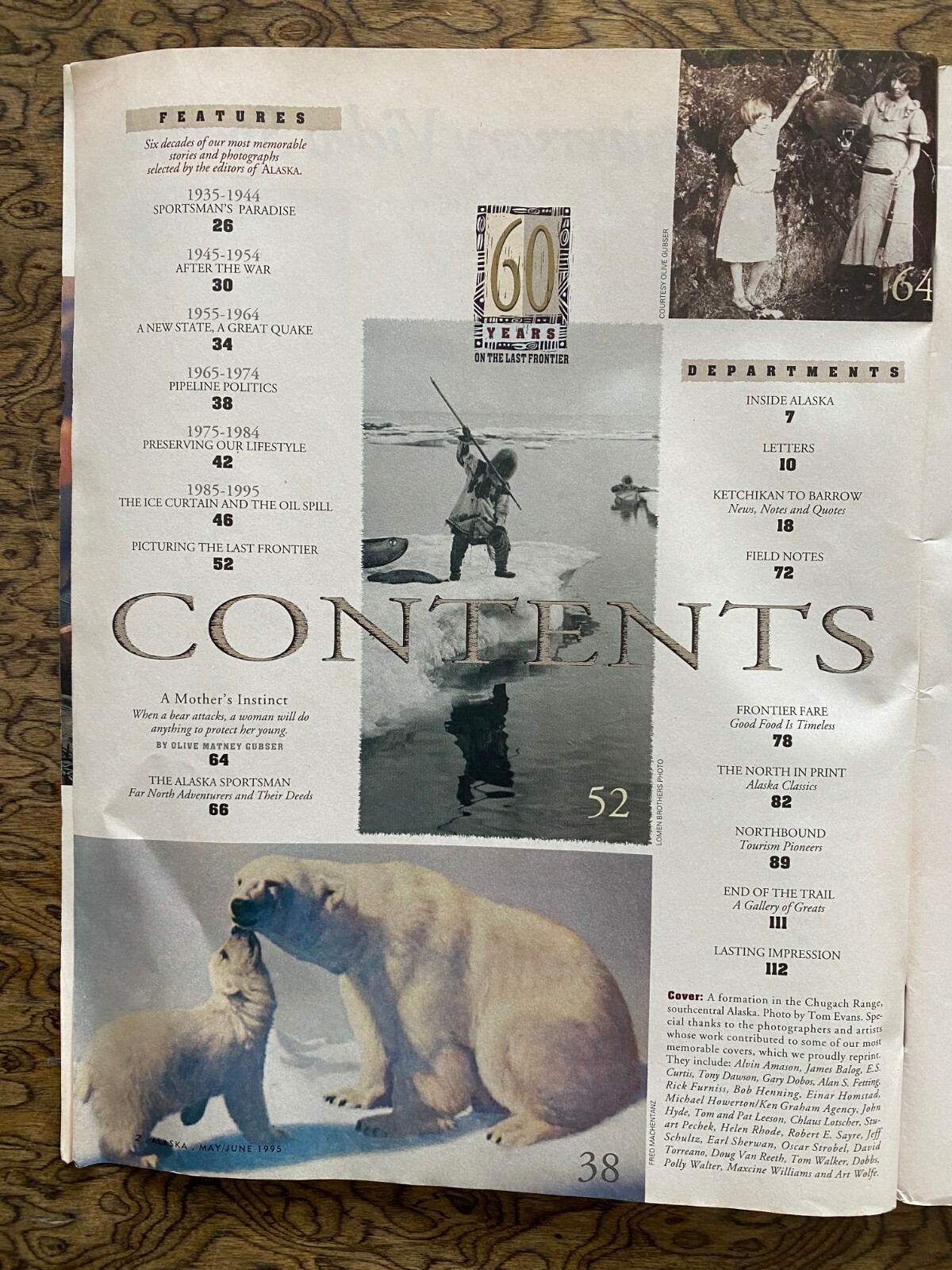 Alaska Magazine 60th Anniversary Issue May/June 1995 Complete