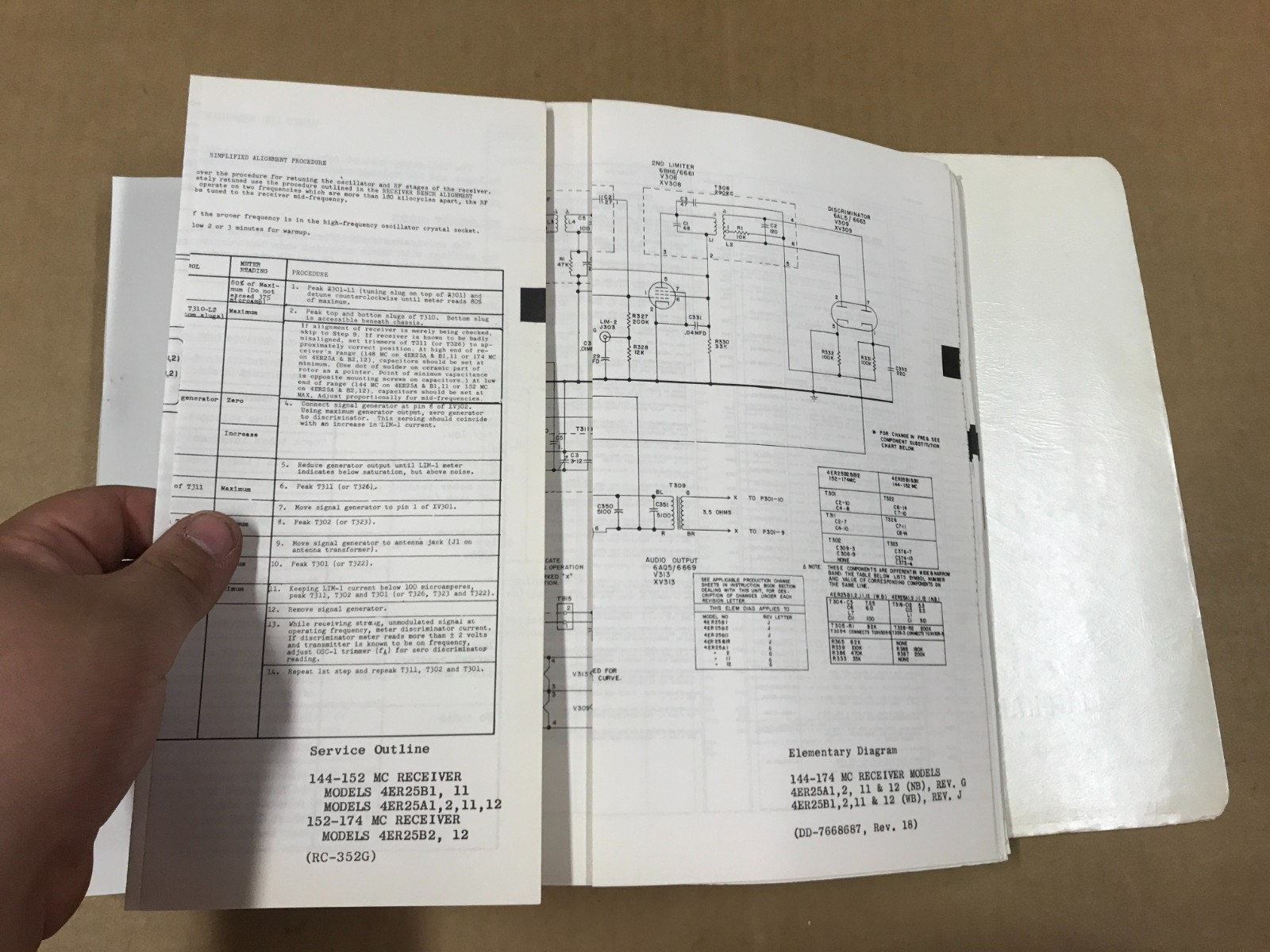 Vintage General Electric 2-Way Mobile Radio Instructions Manual EBI-41070D