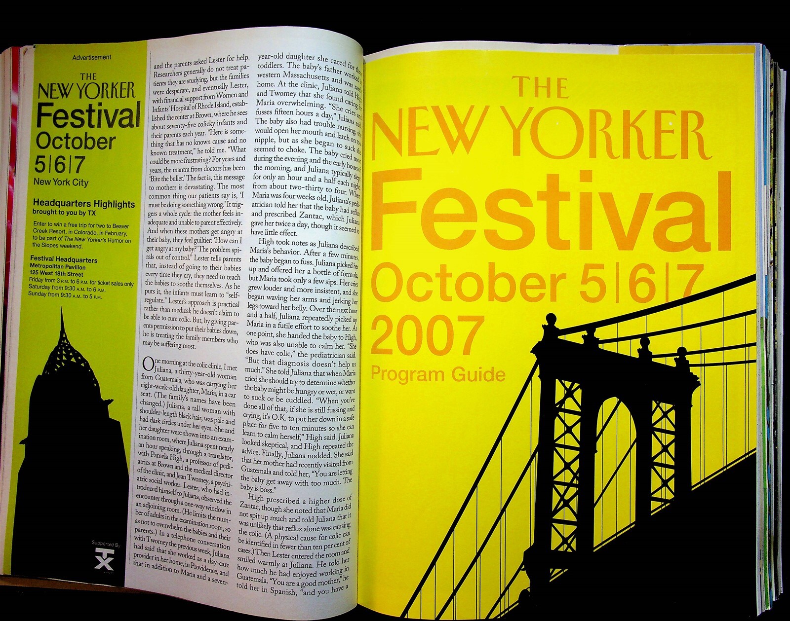 New Yorker Magazine Bound September To October 2007 Great Ads 8 Issues McCall