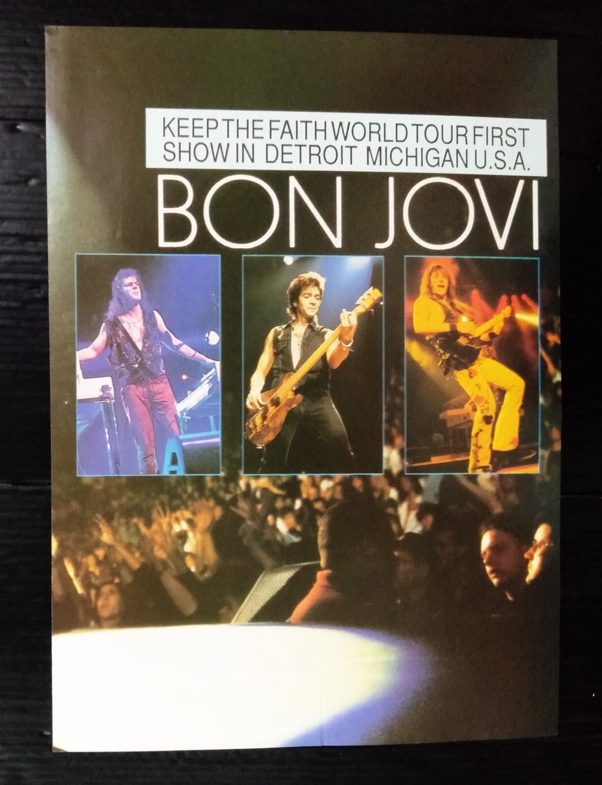 C4052 Pearl Jam Bon Jovi Vintage Thailand ONLY 1 COLOR PAGE MEGA RARE!!!