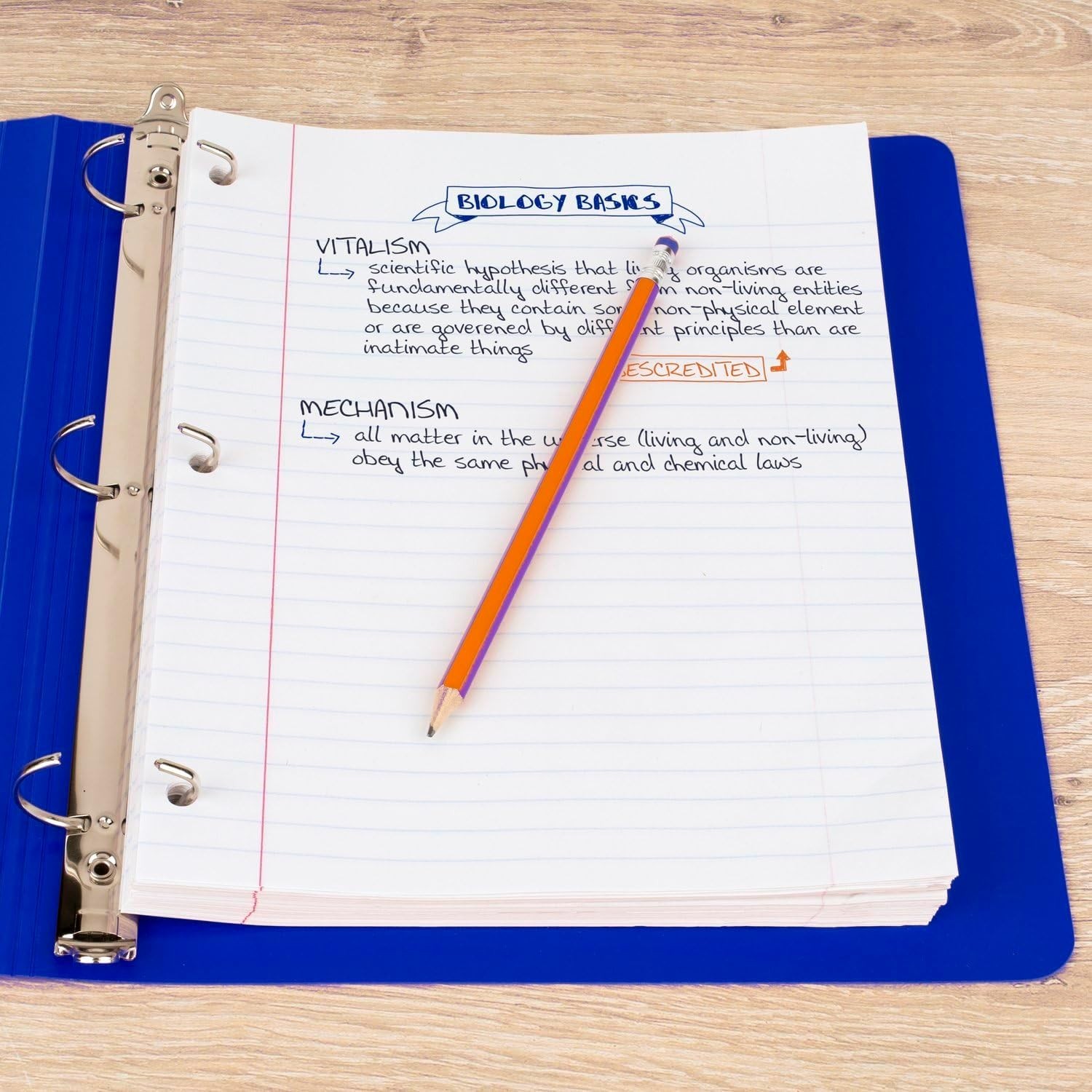 Ideal Wide Ruled Loose Leaf Paper – 200 Sheets, 8″ x 10-1/2″ for Easy Notetaking