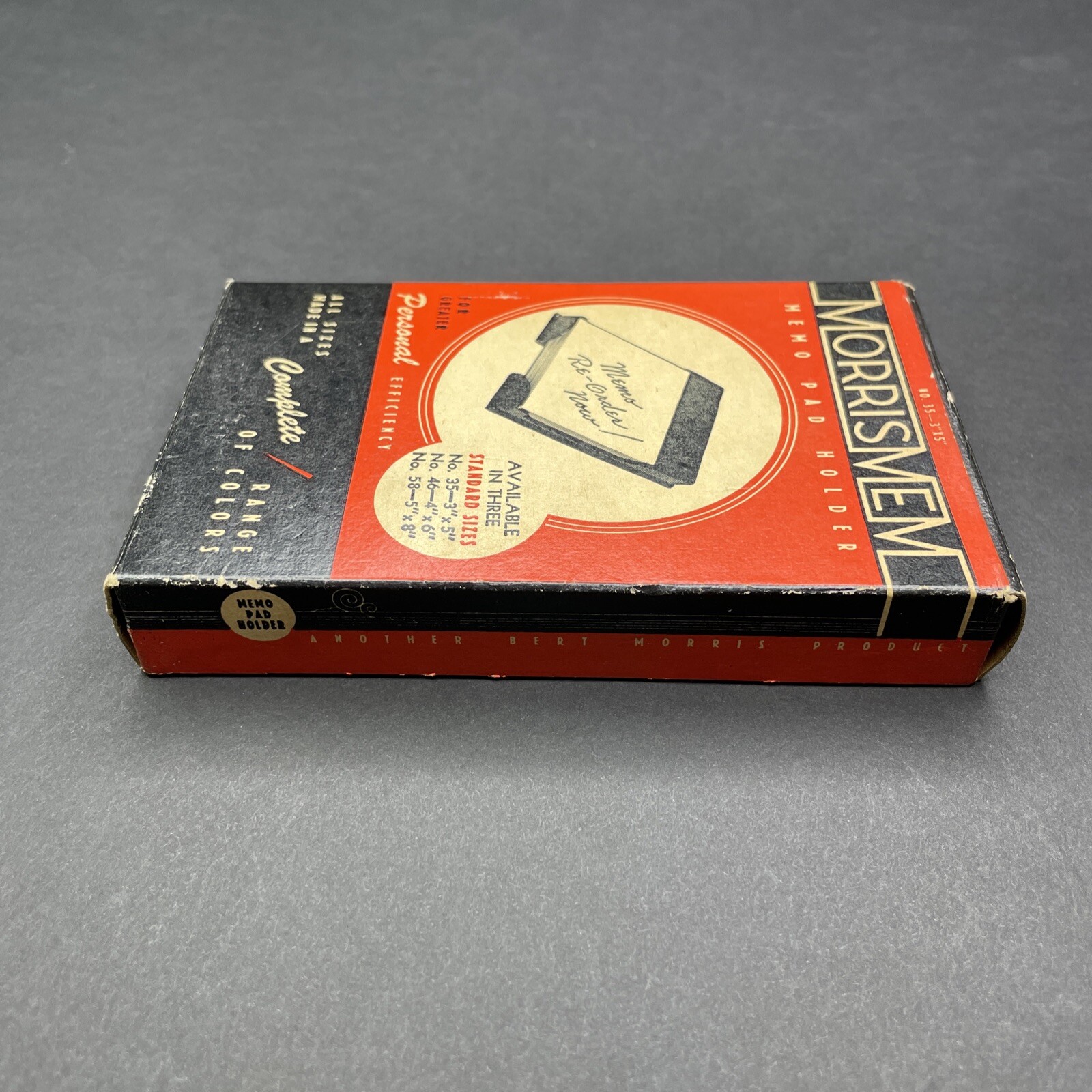 Vintage 1960s MorrisMem Telephone Blank Paper Pad With Memo Pad Holder USA Made