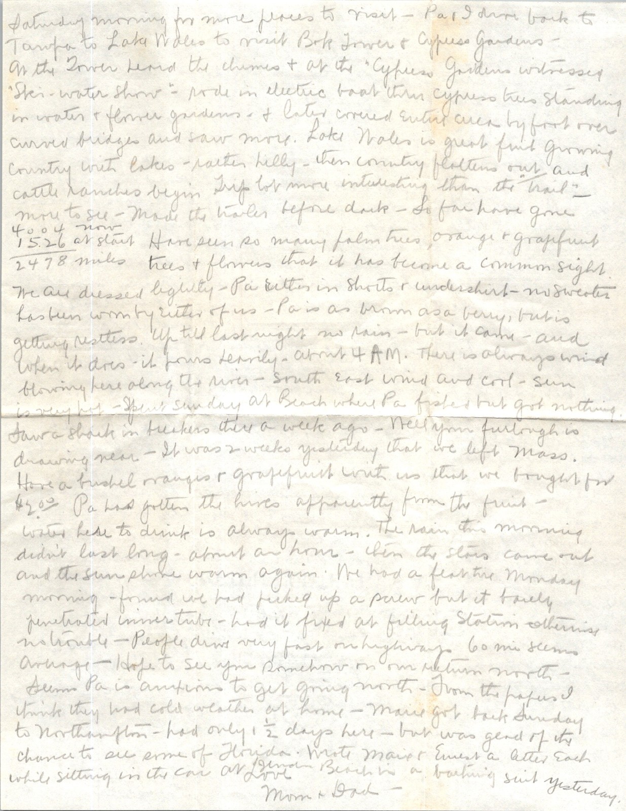 1950s Jensen Beach FL to Fort Dix NJ MS Letter w/ Postal Envelope Soldier