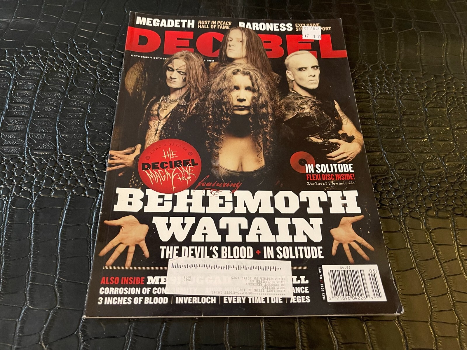 MAY 2012 DECIBEL music magazine BEHEMOTH WATAN