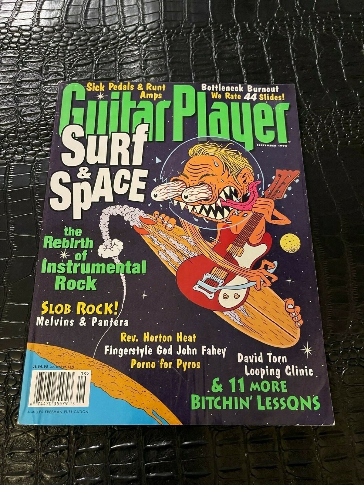 SEPTEMBER 1996 GUITAR PLAYER music magazine SURF and SPACE – INSTRUMENTAL ROCK