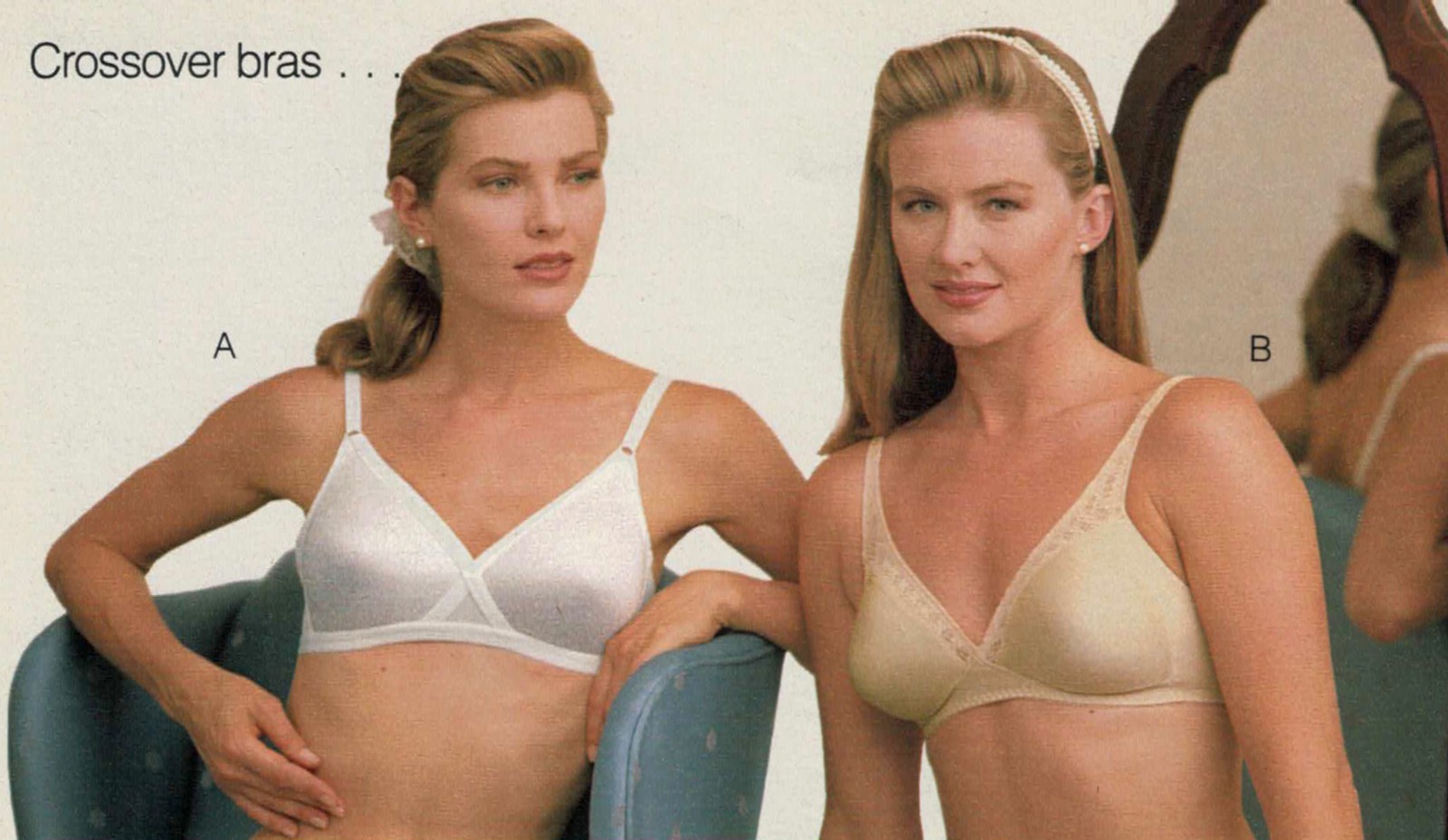 EARLY-1990S JCPENNEY CATALOG LINGERIE & FASHION CLIPPING PAPER ADS PRINTS