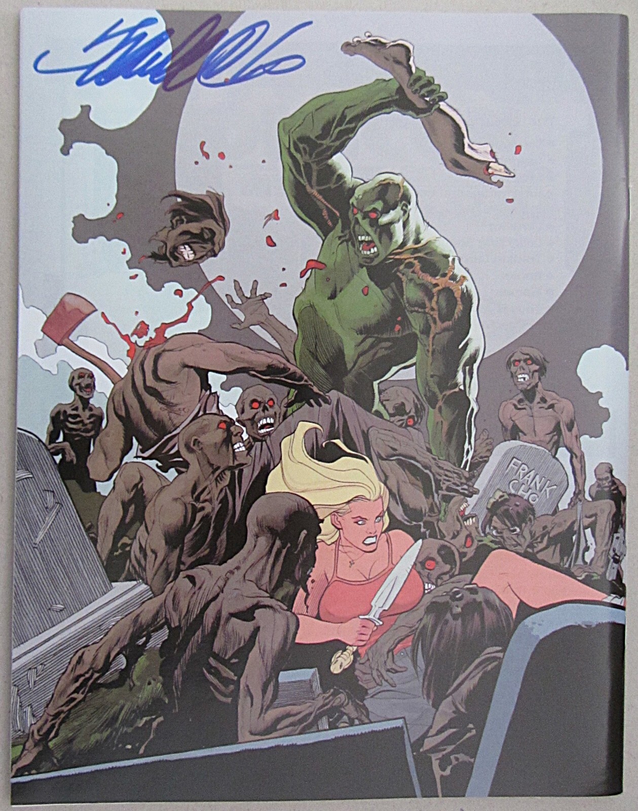 SIGNED~FRANK CHO (BK CVR)~PITTSBURGH COMICON 2002 PROGRAM~10th ANNIVERSARY~NM/M