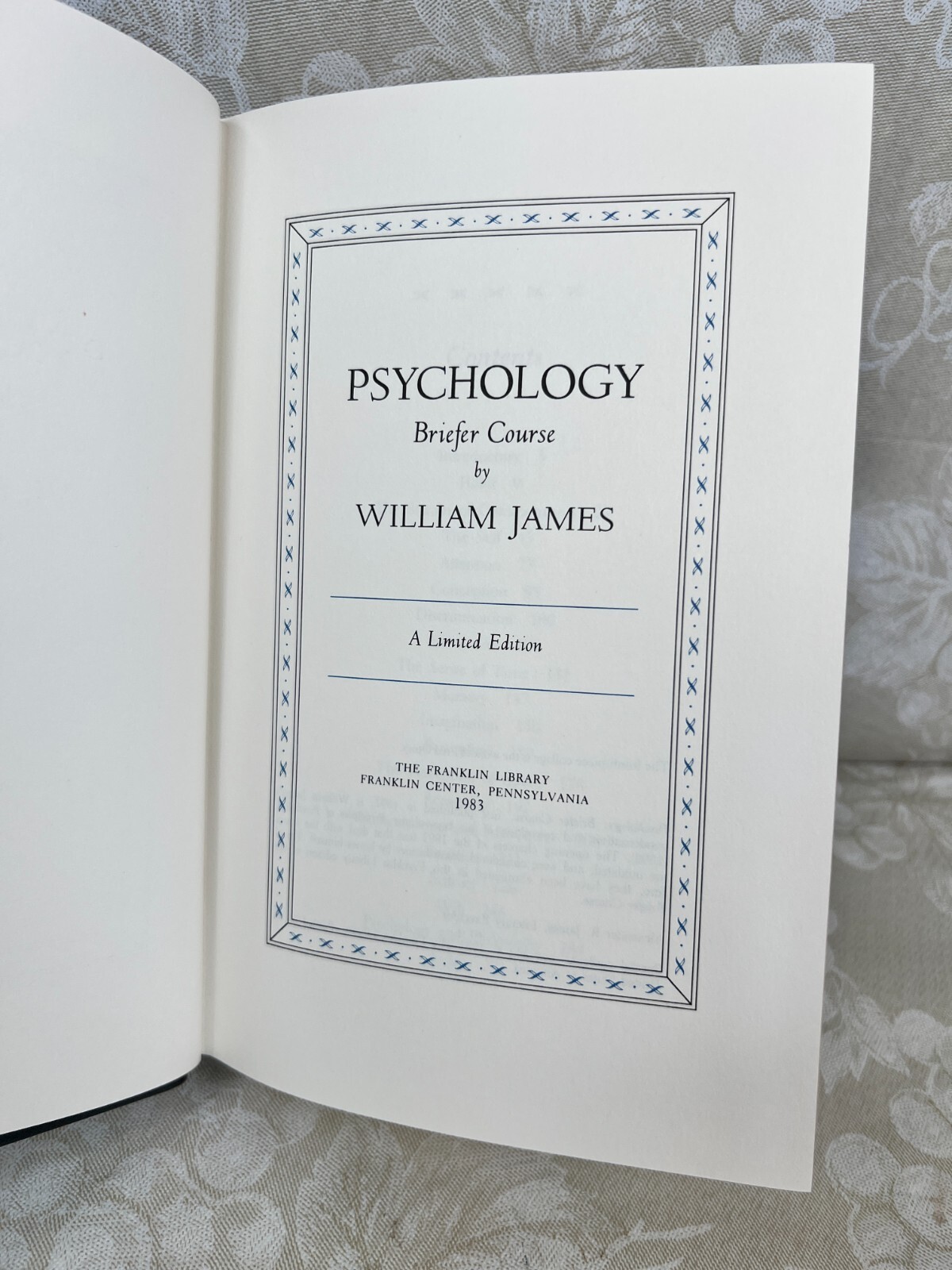 4 Franklin Library Books, Leather Bound 22K Gold Gilt William James & Others