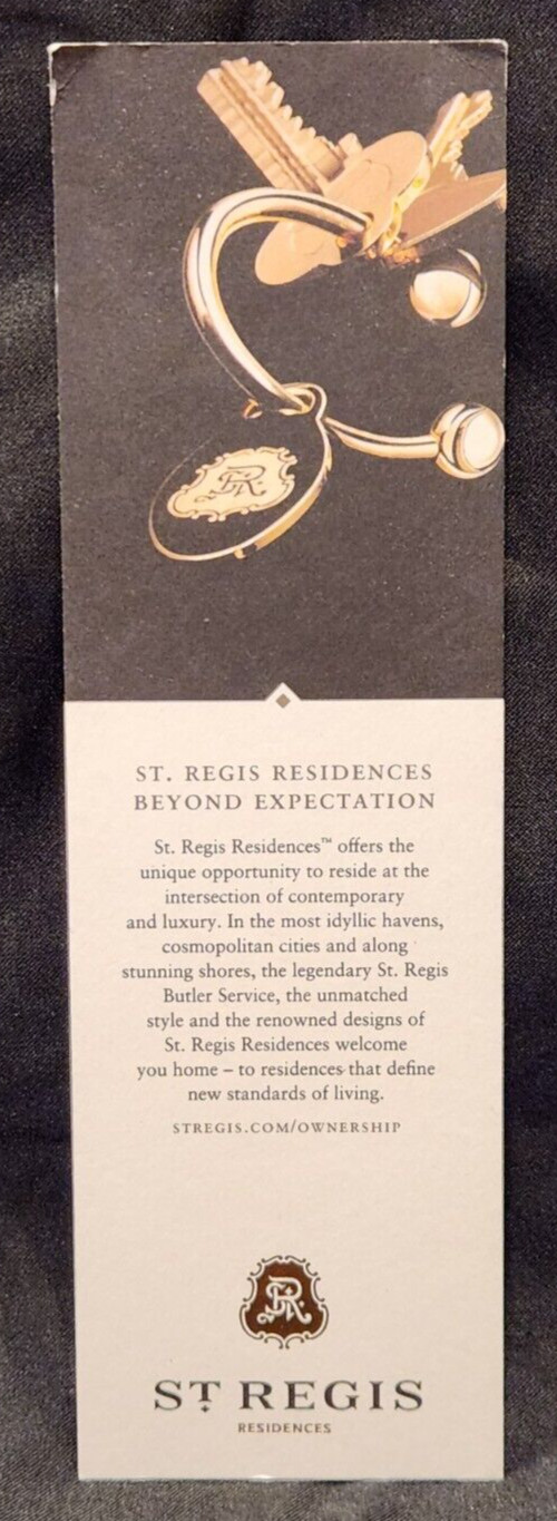 St. Regis Residences Abu Dhabi New York Bangkok Singapore Mexico City Bookmark