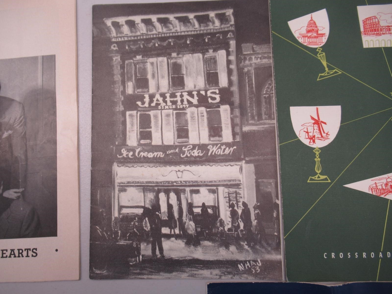 1954 NYC Souvenirs Programs Menus Plus Danny’s Hideaway Recorded Message ch420