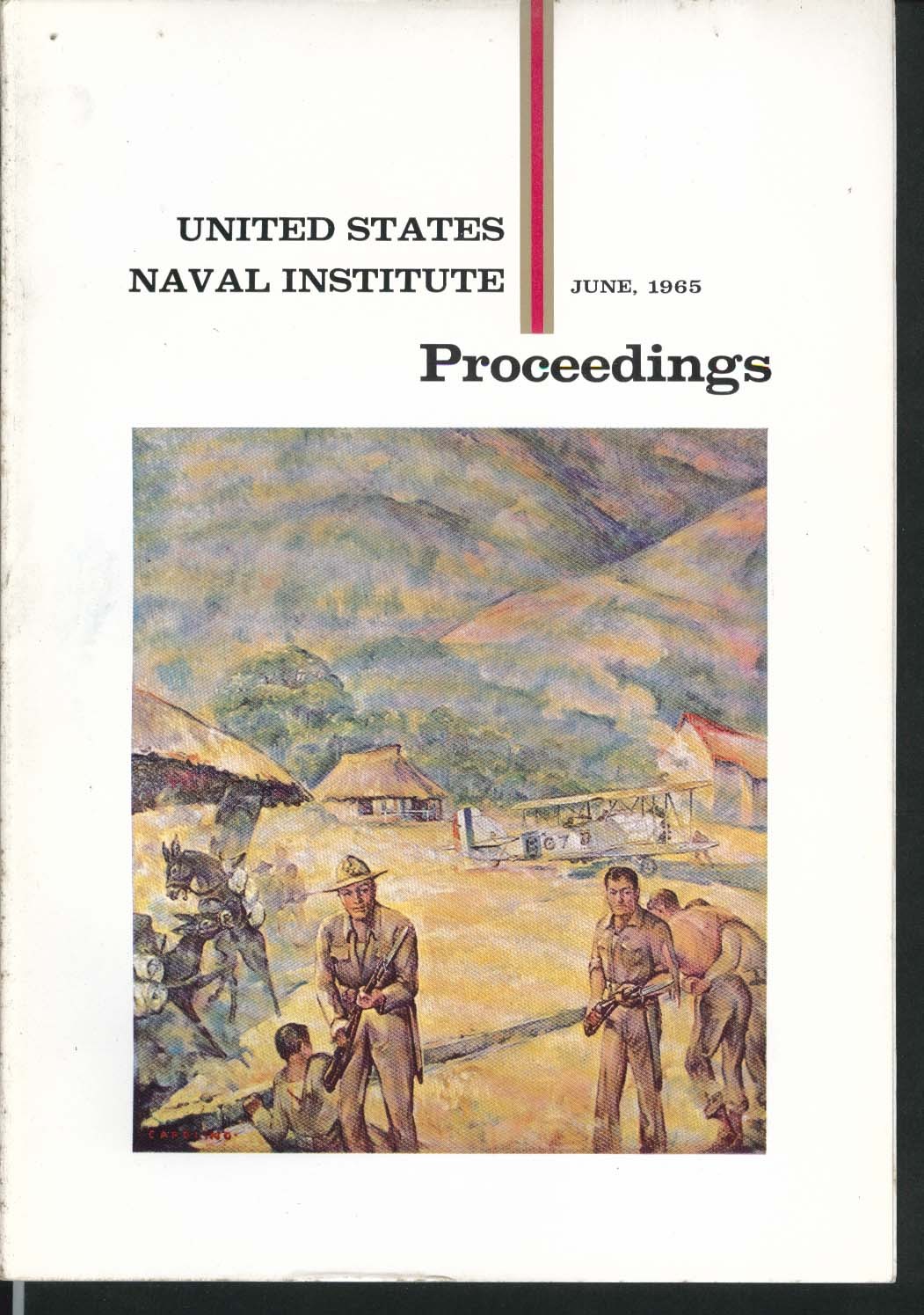 UNITED STATES NAVAL INSTITUTE PROCEEDINGS Edwin Harding on Hurricanes + 6 1965
