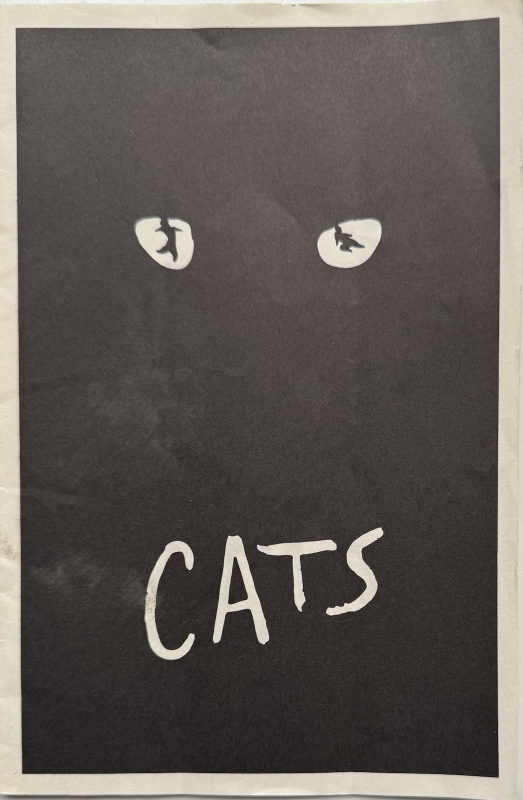 Cats – Broadway Tour Playbill – Nov 1991 – Donna Lee Marshall