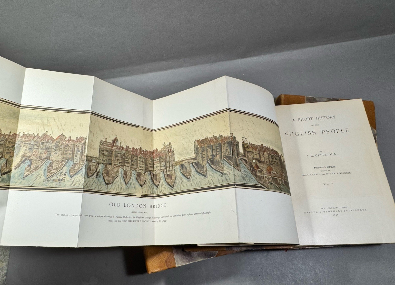 A Short History of the English People by J.R. Green 1899 England Illustrated