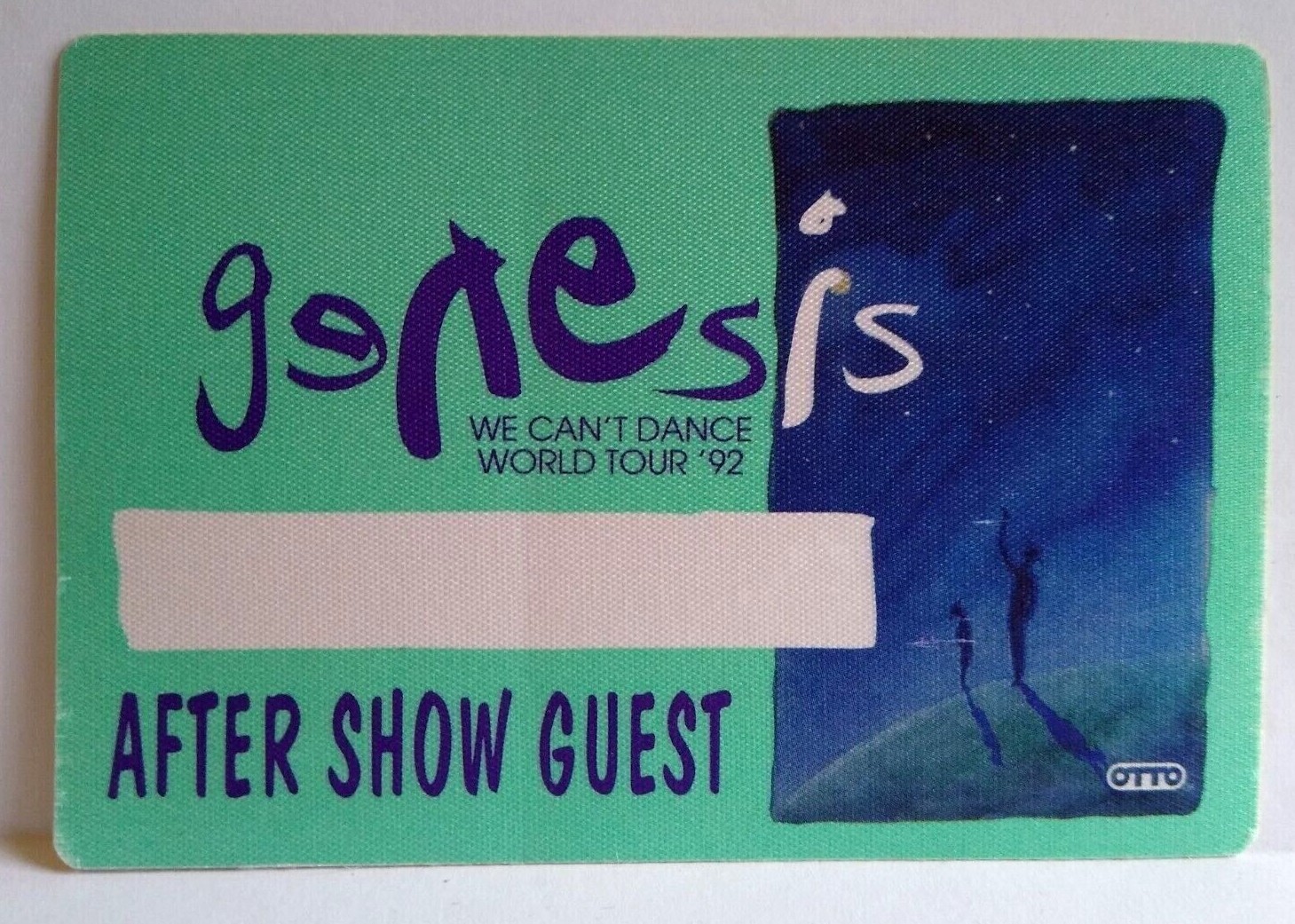 Genesis We Can’t Dance World Tour Backstage Pass 1992 Pop Rock Music Vintage
