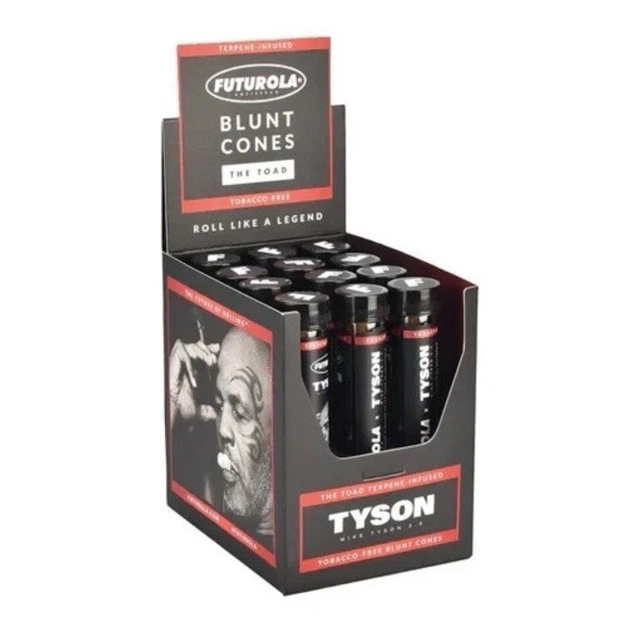 Futurola x Tyson 2.0 the toad mike pre Rolled Cone 12 Tubes x 1 Cone = 12 Cones!