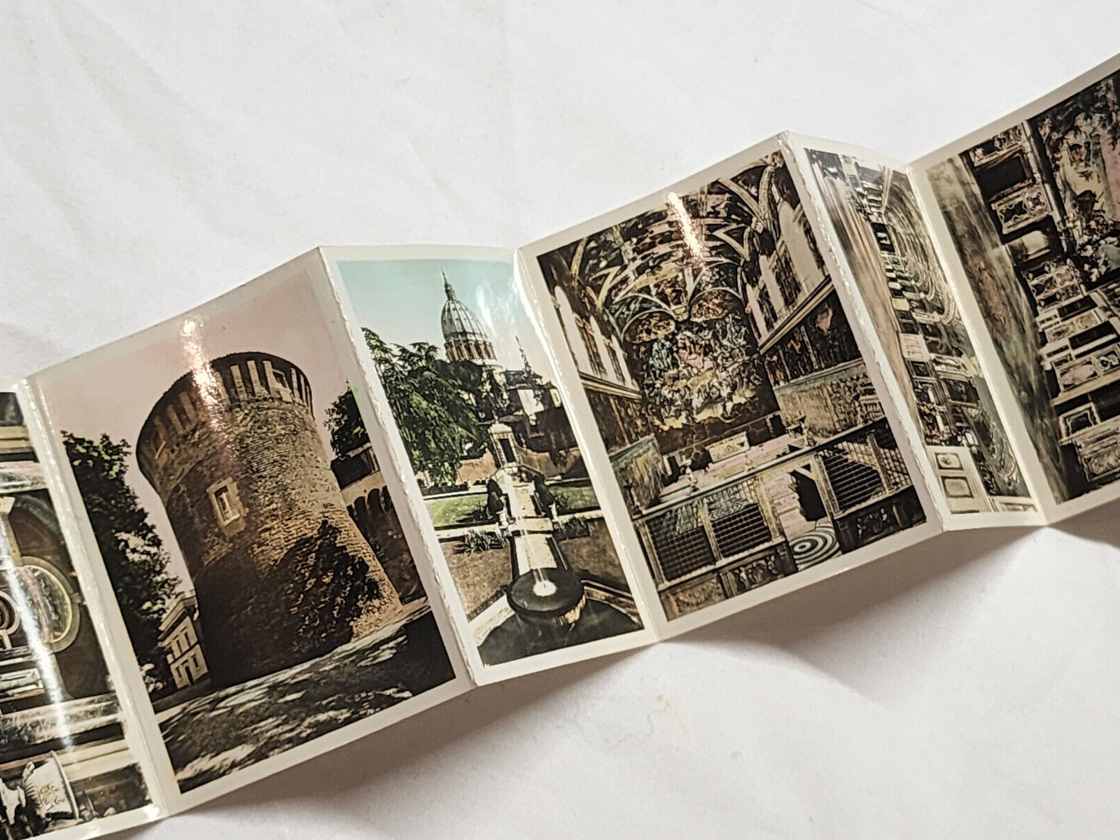 Roma Italy Italian souvenir booklet 20 real color photo photographs Vatican city