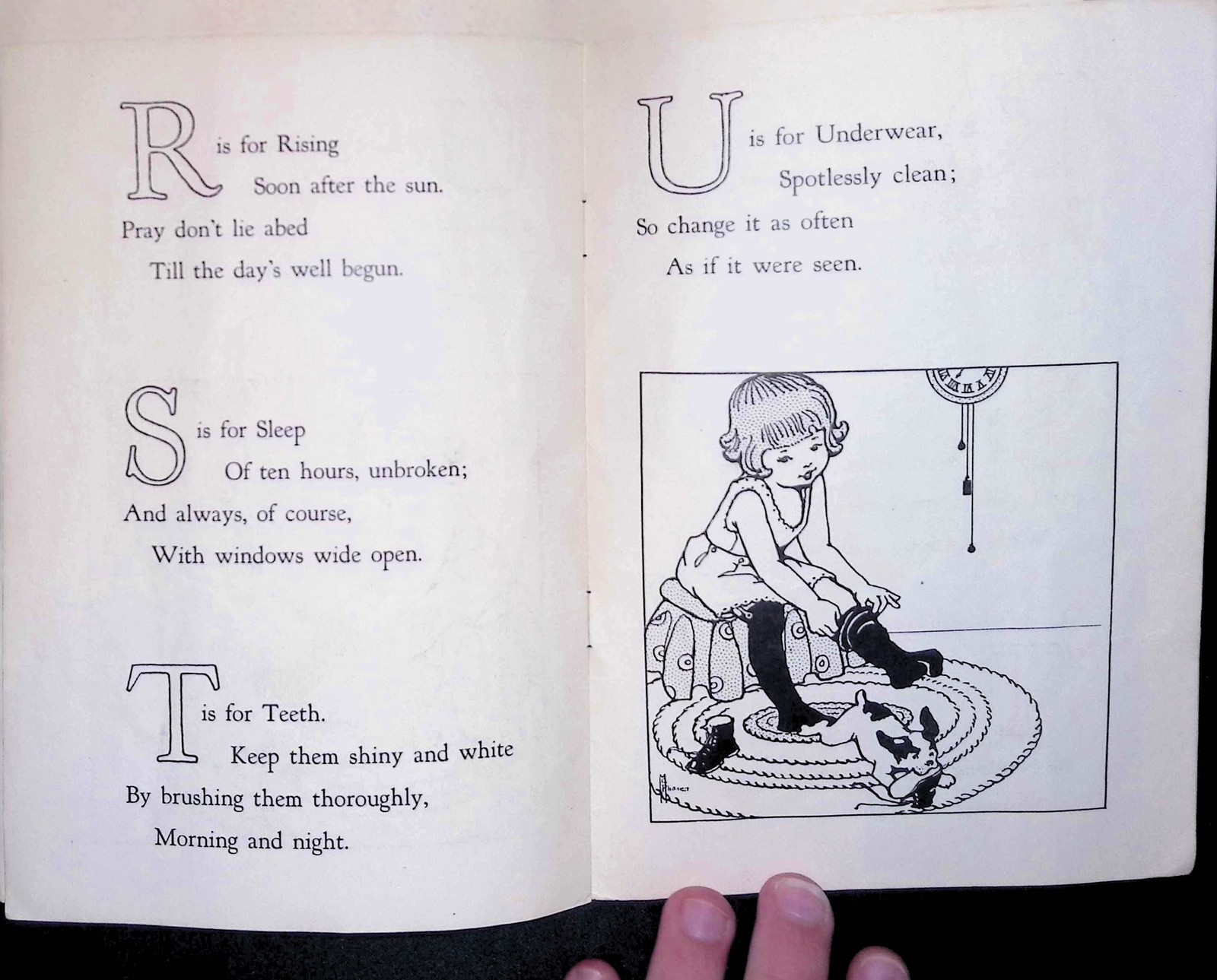 An ABC of Health Promo Child’s Primer c1910 Coloring Book Ephemera Booklet
