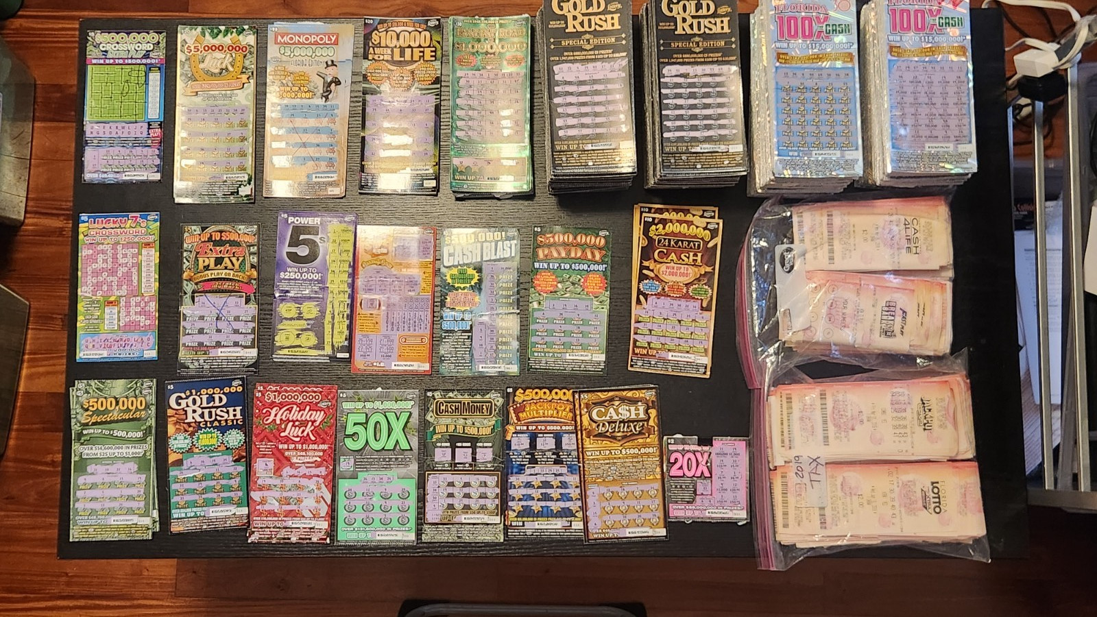 Non-winning lottery tickets Florida 2017-2020 – $43,939 FV – Fast