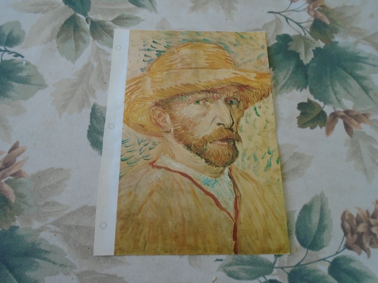 VAN GOGH POSTERS (2) COLOR 8 BY 11 INCHES AUTOPORTRAIT