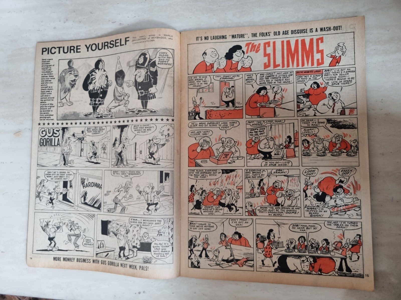 Cor!! IPC Magazines British Weekly Comic 22nd September 1973