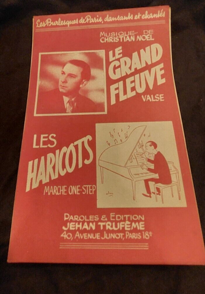 Partition Le Grand Fleuve Les Haricots Valse Christian Noel Sheet Music