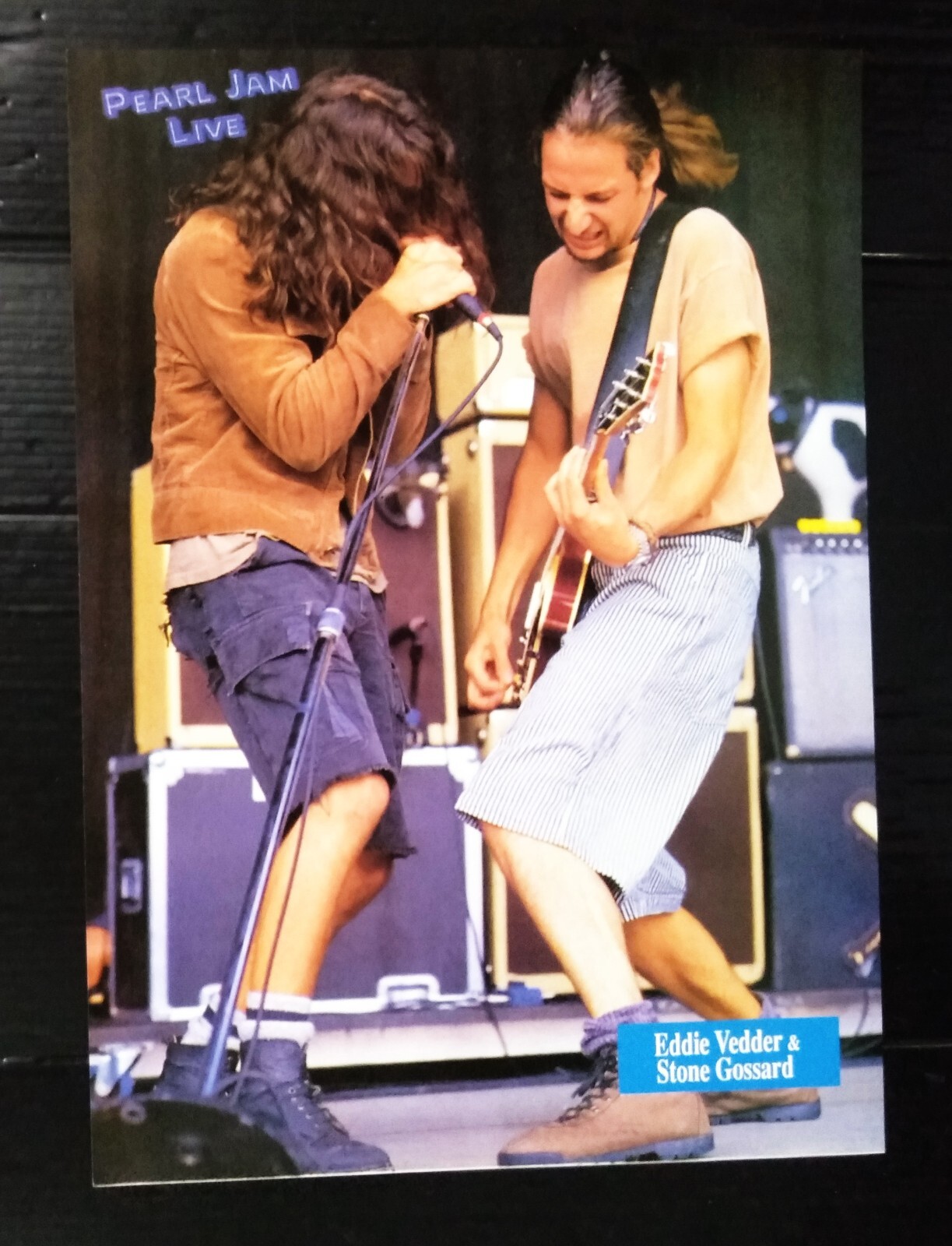 C556 Pearl Jam Vintage Thailand ONLY 1 COLOR PAGE MEGA RARE!!!