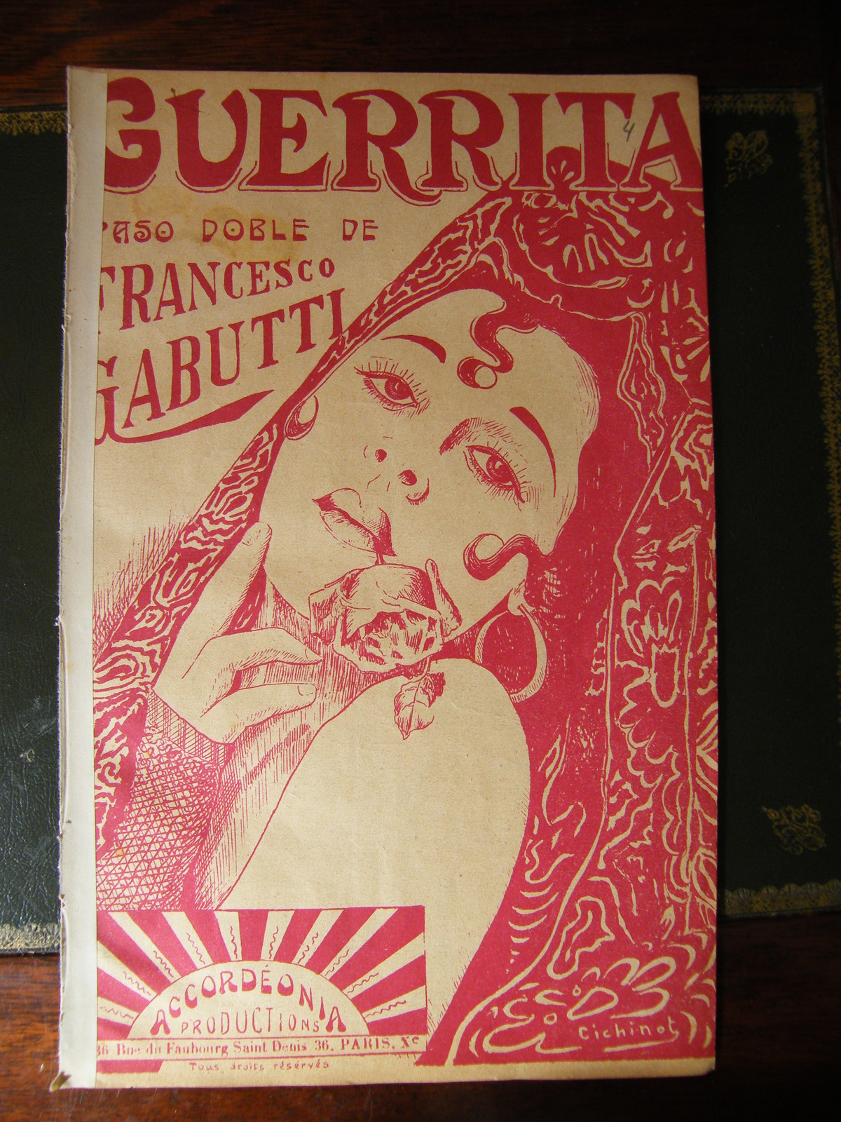 Guerrita Paso Doble Partition Francesco Gabutti Accordion