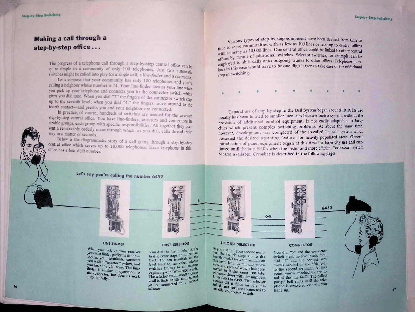 Bell System Telephone Magic behind your Dial Pamphlet Switching 1919