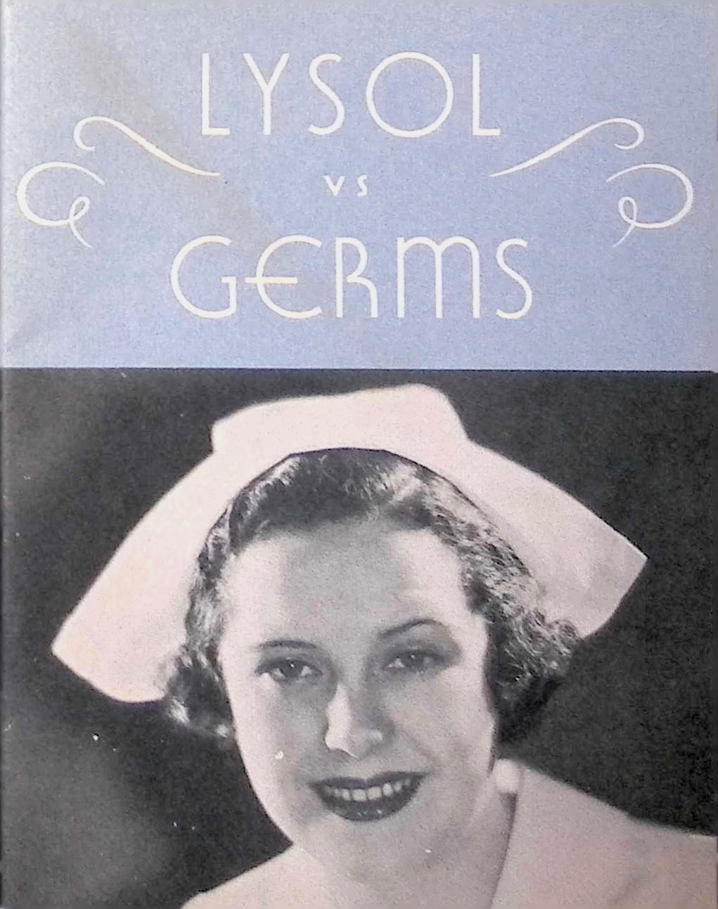 1940s Lysol Disinfectant Booklet Germs Kitchen Laundry Hygiene Ad Vintage