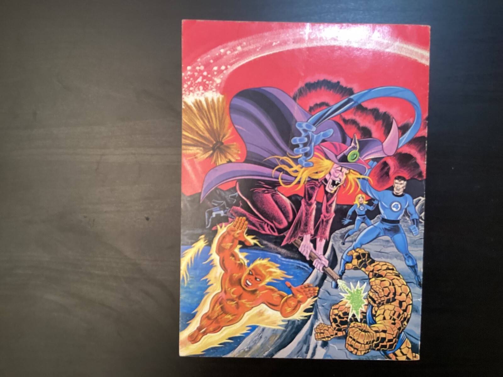 FANTASTIC FOUR meet “THE WITCH” Coloring Book copyright 1977 Marvel Comics Group