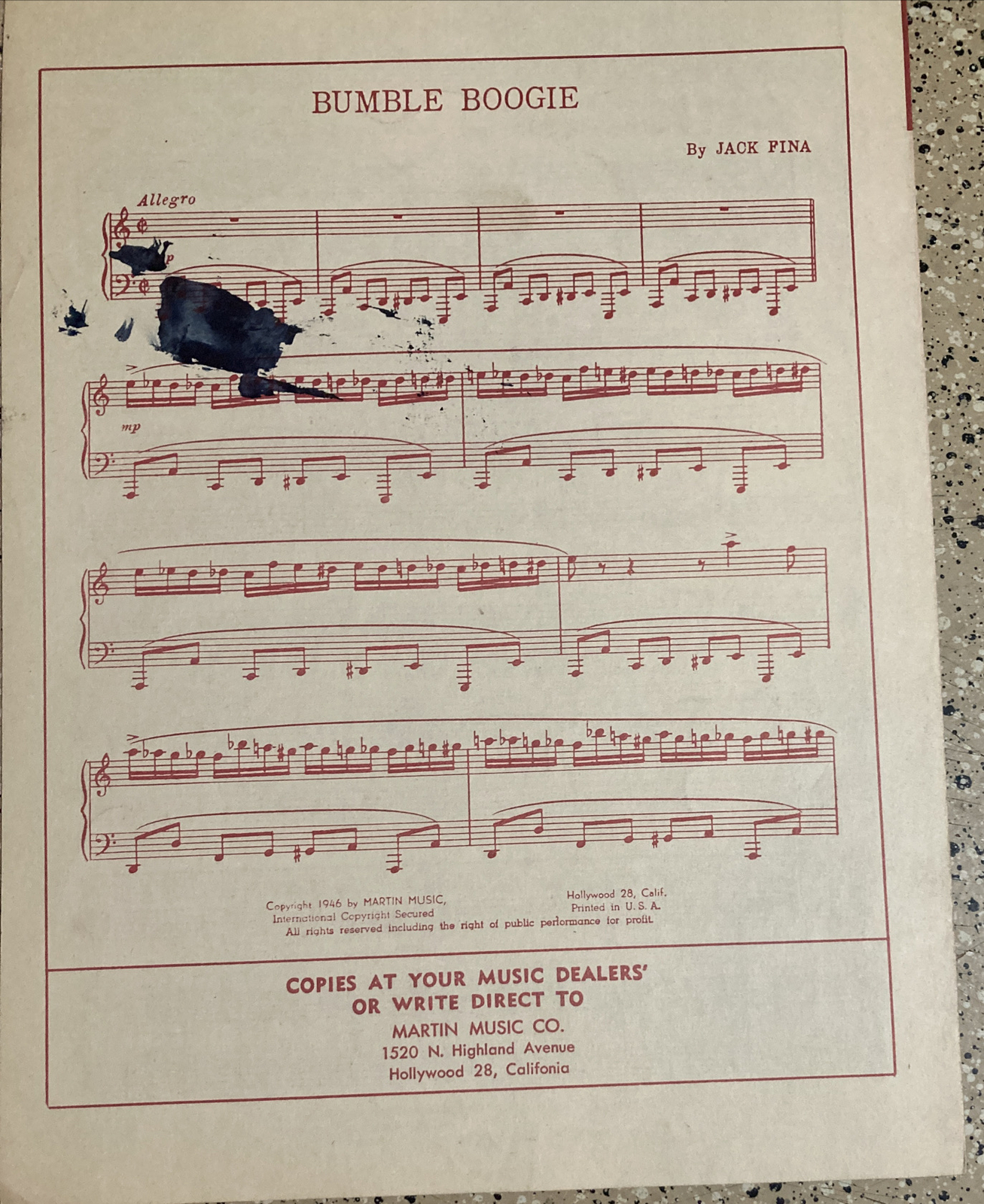 VINTAGE SHEET MUSIC WHEN AM I GONNA KISS YOU GOOD MORNING DINAH SHORE TED GROUYA