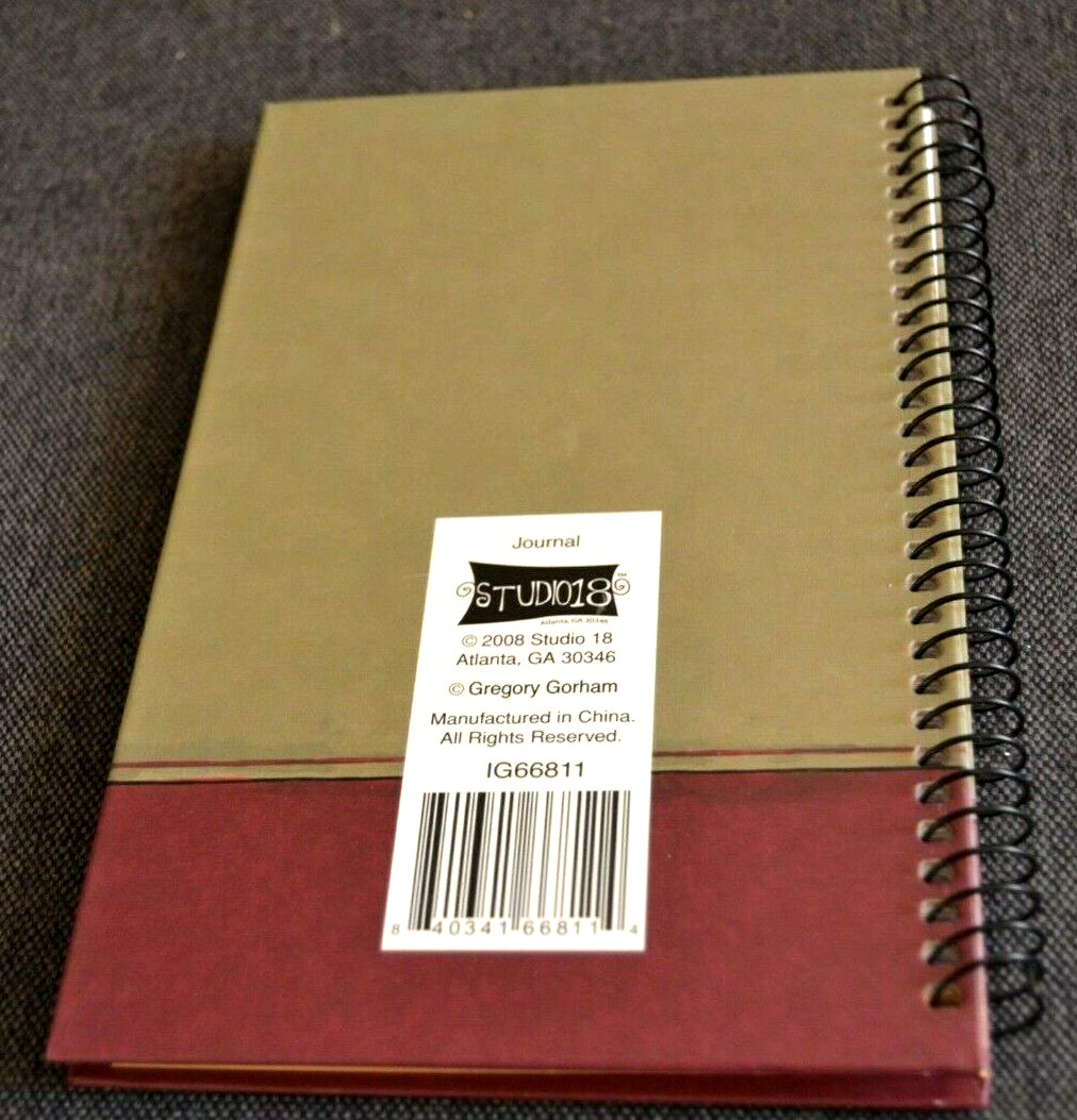 Spiral Journal Artist GREGORY GORHAM by Studio 18 LEMON MERINGUE Lined