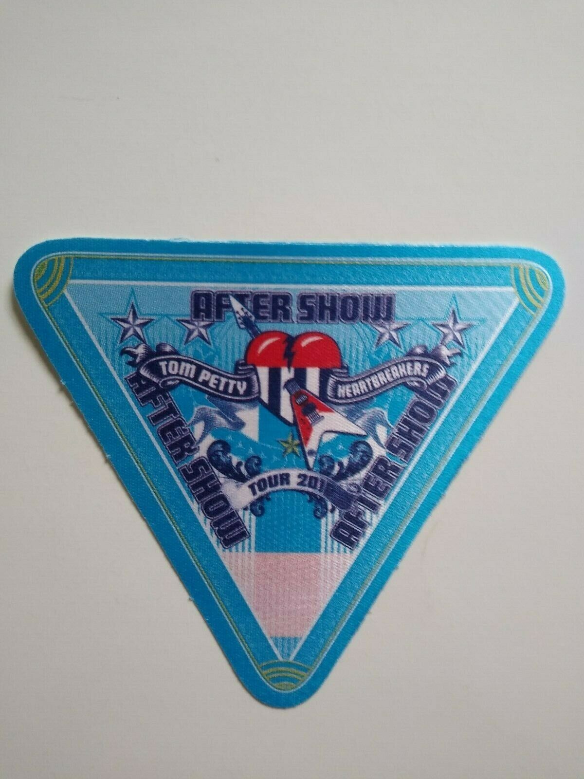 Tom Petty And The Heartbreakers Backstage Pass Original Rock Music 2010 Blue