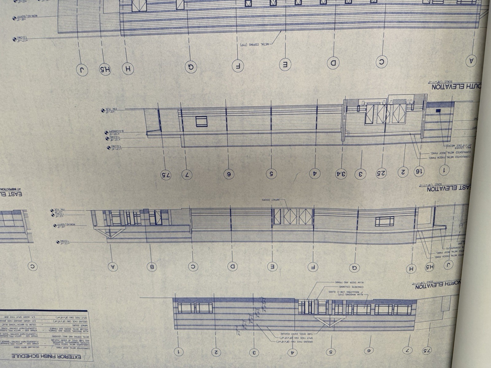 Vintage 1996 USPS post office Blueprint Set – Collegeville, Pa architectural
