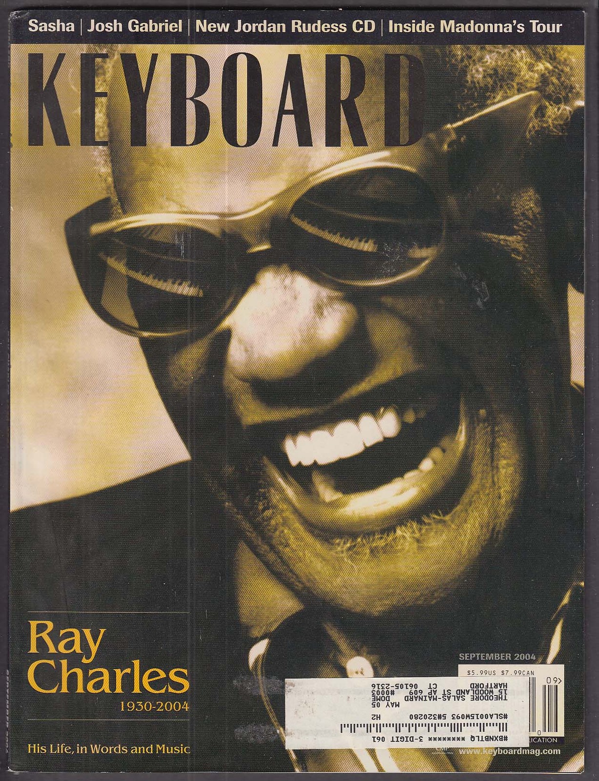 KEYBOARD Ray Charles Sasha Josh Gabriel Madonna Jordan Rudess ++ 9 2004