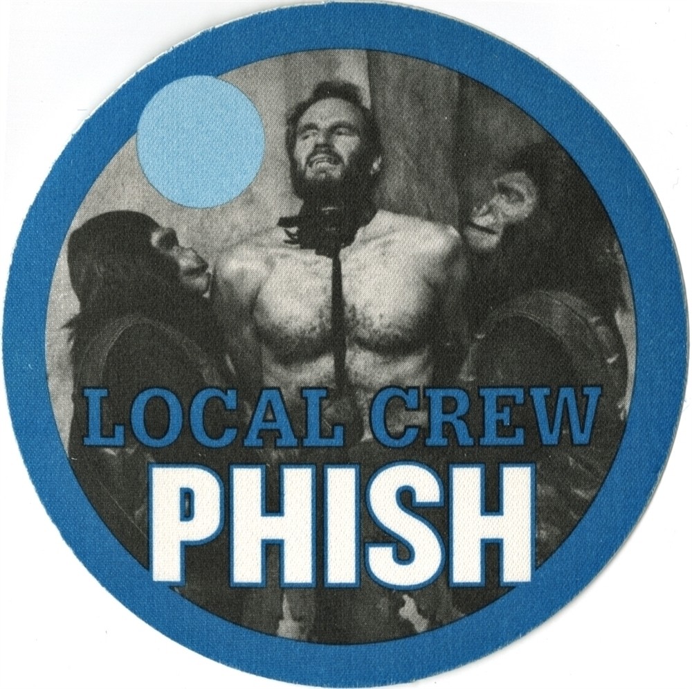 Phish 1998 The Story of the Ghost concert tour Backstage Pass Planet of the Apes