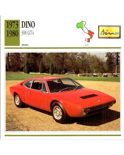 1991 Ferrari Dino 308 GT4 2+2 Mid-Engined Bertone Cards of Knowledge Pininfarina