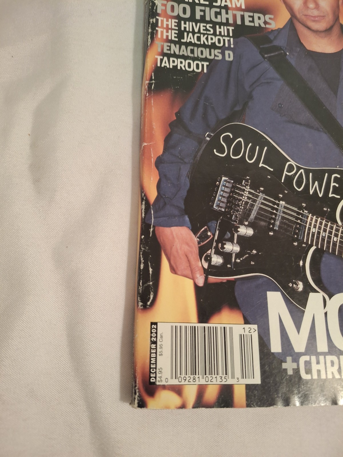 DEC 2002 GUITAR WORLD Vintage music magazine TOM MORELLO – AUDIOSLAVE W/POSTER