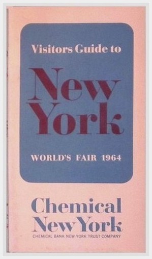 Chemical Bank 1964 New York City World’s Fair Subway Map & Guide Brochure