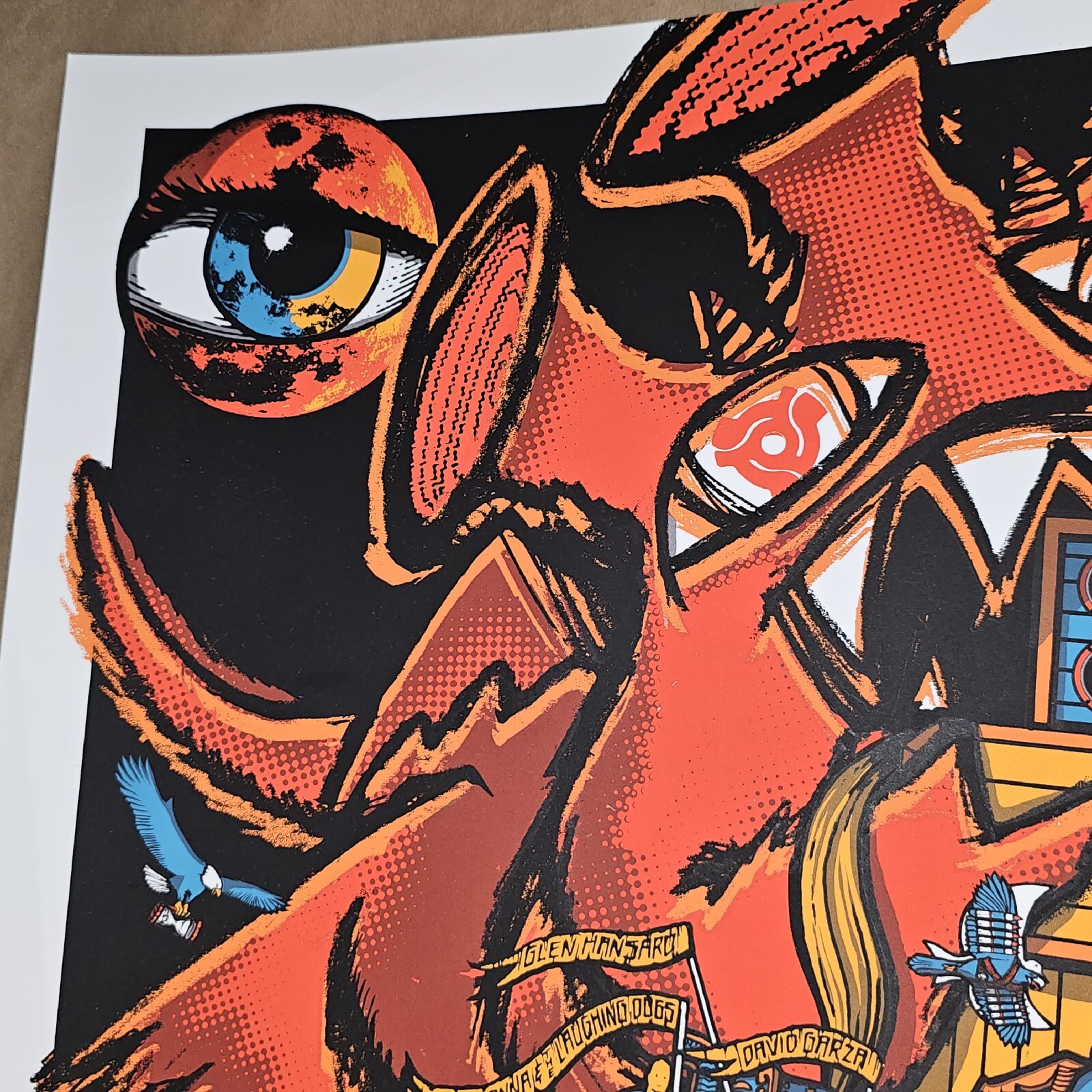 PJ20 Pearl Jam Brad Klausen Alpine Valley East Troy WI Poster Silkscreen Print