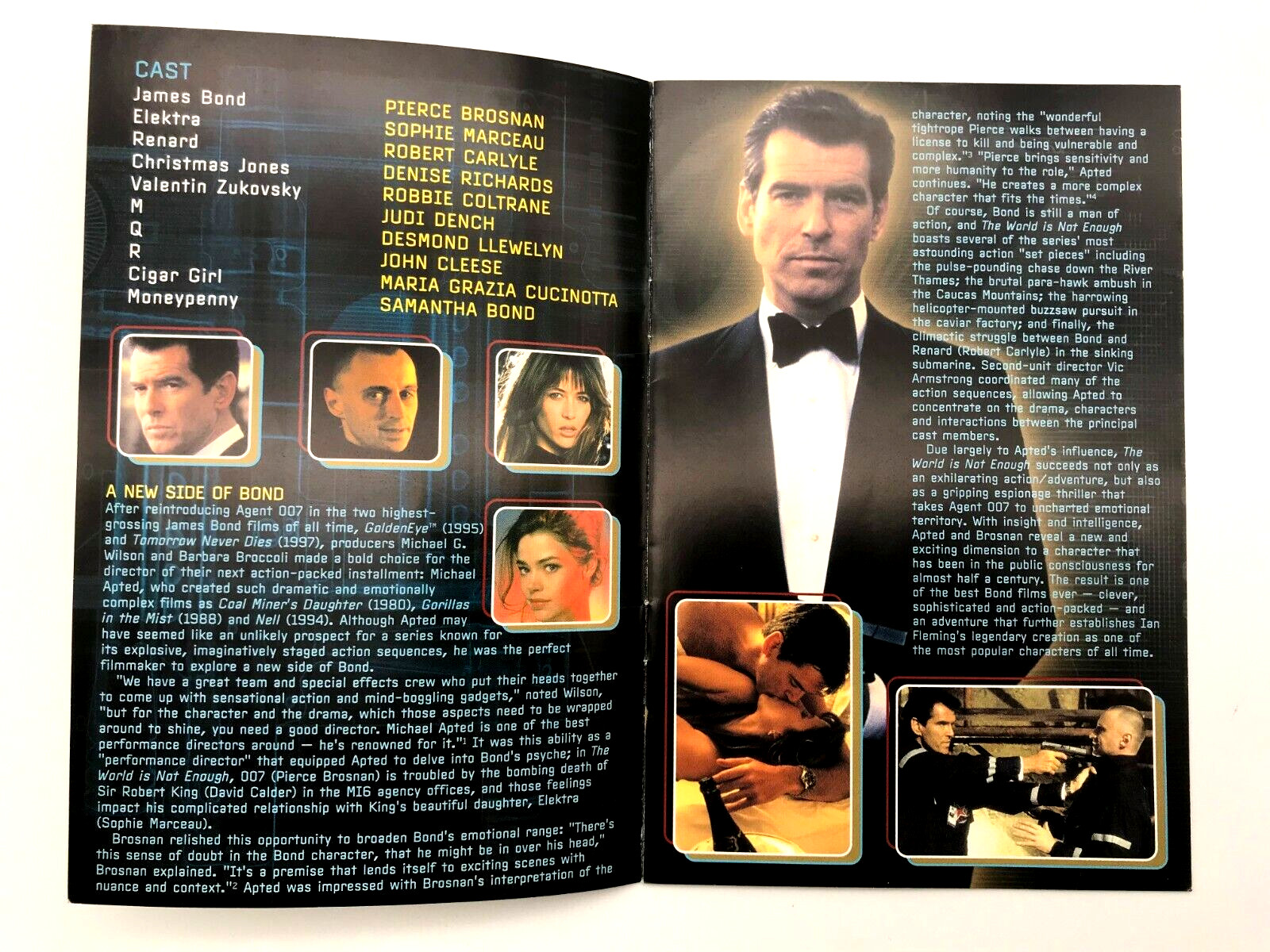 007 The World is DVD insert cover leaflets – NO DISK – NO BOX – PAPER PRINT ONLY
